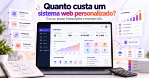 Quanto custa um sistema web personalizado
